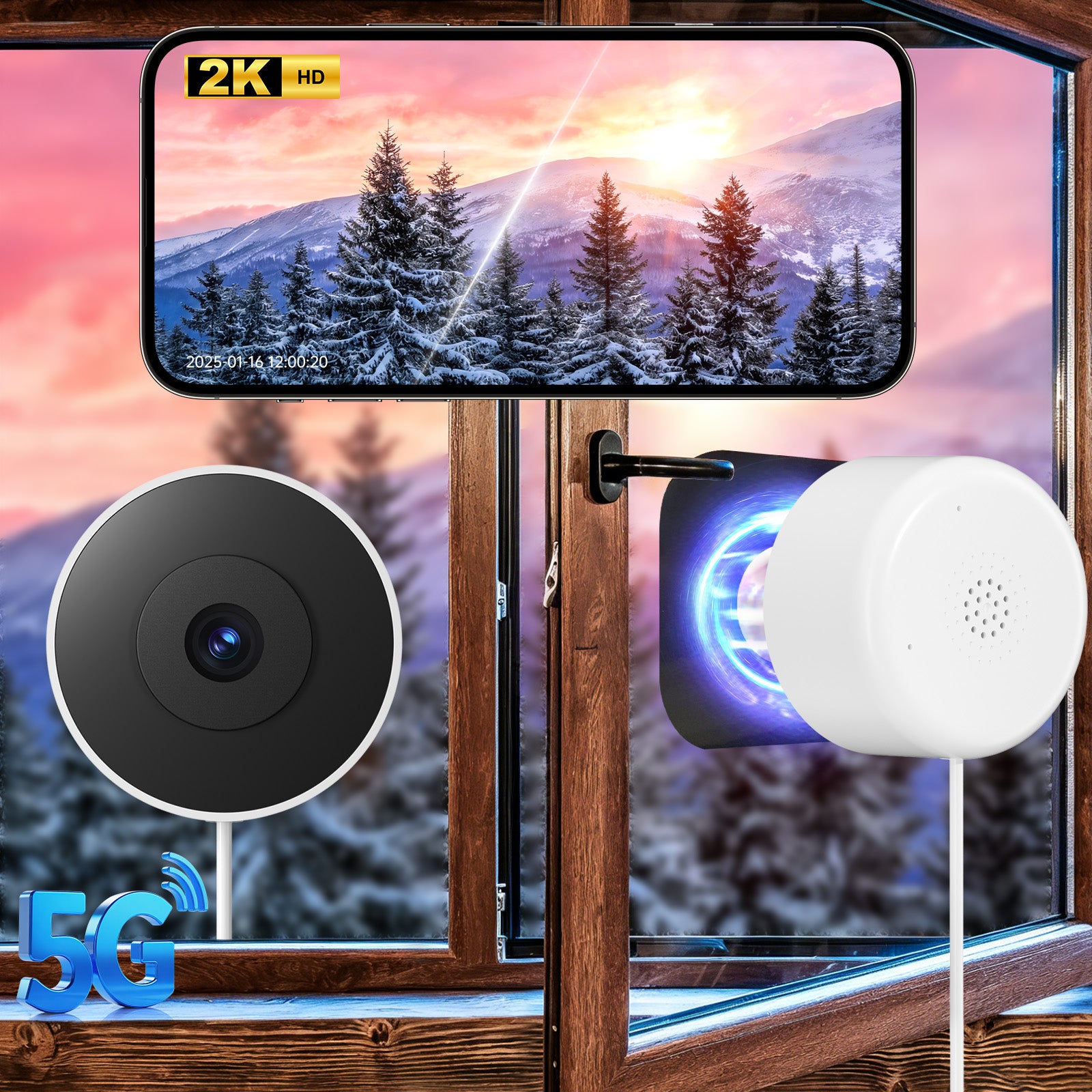 HEDNIC window security camera
